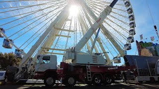 Pützchens Markt Kirmes in Bonn 2023 Aufbau 1. 4k