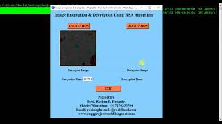 Python Code for RSA Based Image Encryption & Decryption full Project With Source Code