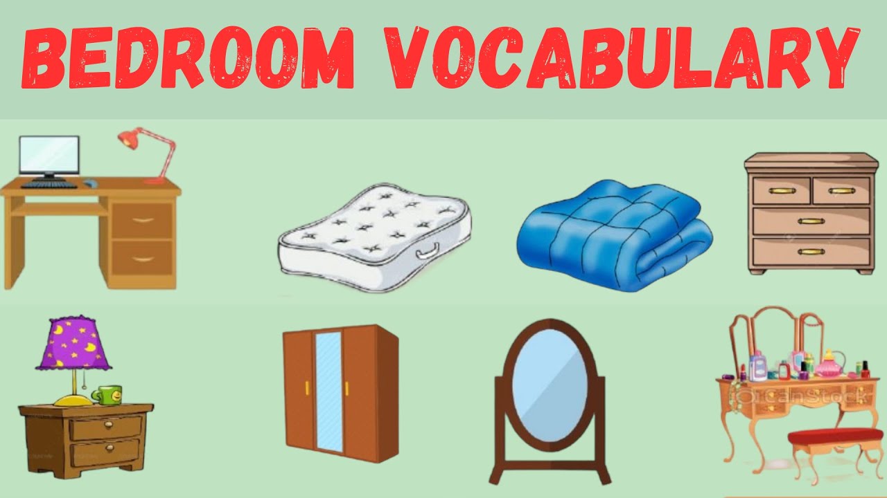 Bedroom Vocabulary English Practice Englishvocabulary Youtube