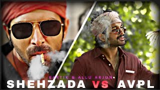 SHEHZADA Vs AVPL Status _ Kartik Aryan vs Allu Arjun 🔥 _ Status Baadshah _ #alluarjun #shehzada