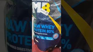 Muscleblaze raw whey protein unboxing link in description