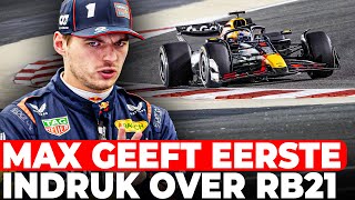 Verstappen geeft eerste indruk over RB21: 'auto is complexer' | GPFans News