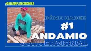 Cómo hacer un andamio convencional y práctico #trend #facil #util