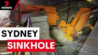 Gigantic sinkhole opens up at Dover Heights in Sydney’s east | 7 News Australia