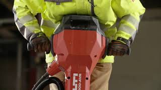 INTRODUCING the new Hilti TE 3000-AVR heavy-duty electric jackhammer