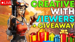 GIVEAWAYS!! 🎁 While playing Fortnite box fights and zone wars live with viewers - Road to 3,400 subs
