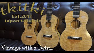 Vintage with a Twist - TKITKI CUSTOM UKULELES