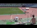 2014関西実業団 男子400m予選2組 柳澤純希49.23 junki yanagisawa 1st