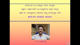 ಸೆಮ್-2,ಪತ್ರಿಕೆ-1  ಘಟಕ-83(ಬ್ಲಾಕ್-21): ಹರಿಹರನ  ಪರಿಚಯ - ಎಂಎ (ಕನ್ನಡ), ಕೆಎಸ್ಒಯು