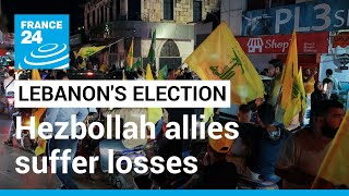 Hezbollah allies suffer losses in Lebanon's parliamentary election, according to early results