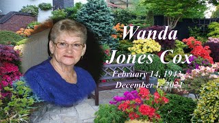 Wanda Jones Cox Funeral Service