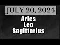 MGA DAPAT MONG MALAMAN NGAYON🌈JULY 20, 2024 ♈️ARIES♌️LEO♐️SAGITTARIUS