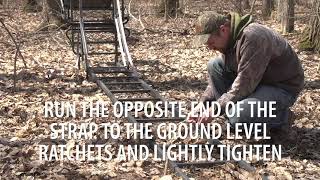 The Lockdown Treestands from Rivers Edge: Lock it down from the ground
