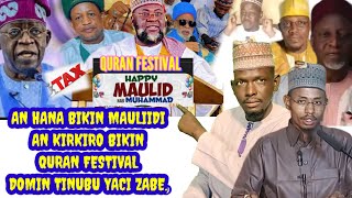 Zafafan Sakwanni  ga sheikh  bala lau kan Quran Festival da ake zargin tallata Tinubu ne.