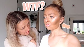 I DID MY MAKEUP BADLY TO SEE HOW MY MUM WOULD REACT...