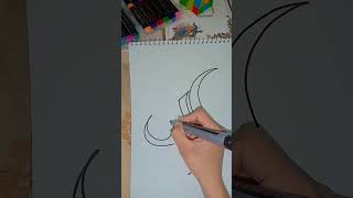 Step-by-Step Art craft _Arabic calligraphy.... Allah 😇🕋Tutorial: Master Basic Drawing Technique #art