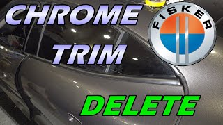 Fisker Karma: Chrome window trim delete [4K] Ep66