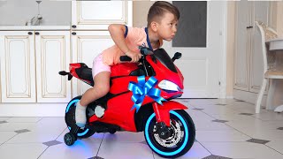 Super Senya Ride on mini BIKE - Cross bike | Unboxing Surprise toys