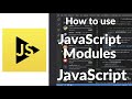 How to Use JavaScript Modules | Import & Export Like a Pro (ES6 Modules Guide)