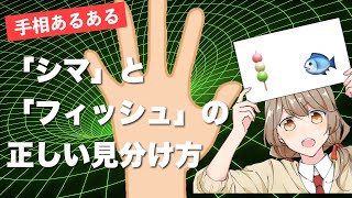 【手相】シマとフィッシュの見分け方　狐の手相鑑定師GON 金運転職婚活恋愛不倫結婚