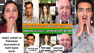 Major Gaurav Arya Vs Arzoo kazmi Vs Sajid Tatar | Pakistani Reaction | Magisco 2.0