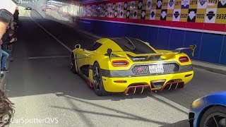 SUPERCARS ARRIVING IN TUNNEL! F12 N-Largo S, Regera, Agera R, Zenvo TSR-S, 2JZ Supra's, Aventadors!!