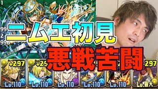 パズドラ【ニムエ降臨！】坂田金時×ファスカ　最新ギミックてんこ盛りにグッダグダー！！！！