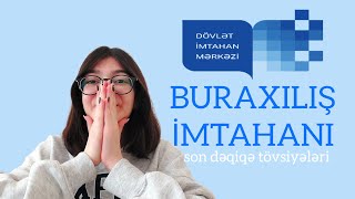 BURAXILIŞ İMTAHANI üçün tövsiyələr. İmtahan öncəsi mütləq izlə! 📝 #buraxilisimtahani #buraxılış