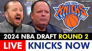 Knicks NBA Draft 2024 Round 2 Live