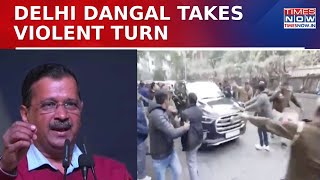 Delhi Dangal Escalates: AAP Claims Kejriwal's Car 'Attacked', Blames BJP Candidates' Goons | News