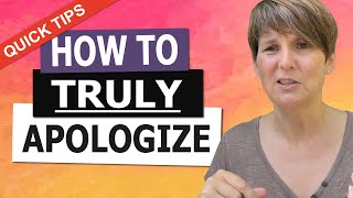 What So Many People Get Wrong About Apologies