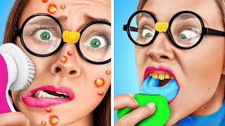 Extreme Makeover for a Broke Nerd | Ultimate Viral Gadgets and Hacks by Ha Hack