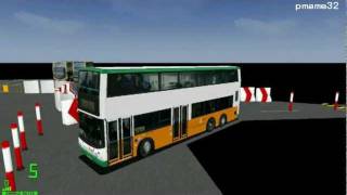 mm2 遊車河 (555) nwfb Dennis Trident 12m 1220 kp3470 in Driver Test city