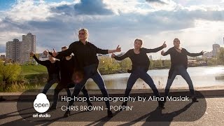 Chris Brown – Poppin' hip-hop by Alina Maslak - Open Art Studio