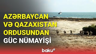 Azərbaycan və Qazaxıstan müdafiə nazirləri \