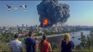 KURSK Sky Burns! American F-16 vs Russian TU-95 in Deadly Duel