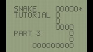 TI-BASIC Snake Program Part 3