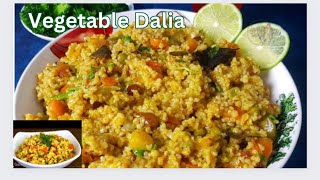 Vegetable Dalia Pulao recipe | Broken Wheat Pulao | Cracked Wheat Pulao