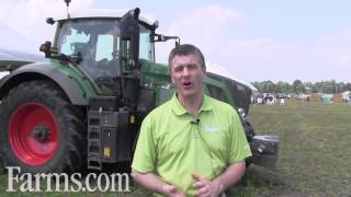 Farmers Drive Their Tractors To The Fendt Field Days.