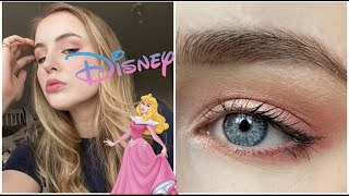 Aurora (Sleeping Beauty) Inspired Makeup and Hair Tutorial | Disney Princess Makeup