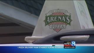 Pizza delivery driver robbed, stabbed