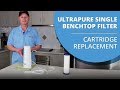 ULTRAPURE 0.5 Micron Ceramic Single Stage Benchtop Water Filter - How to Replace your Cartridge