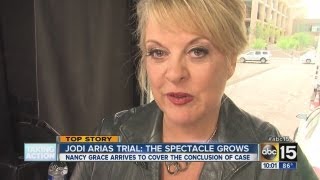 Nancy Grace in town for Jodi Arias trial