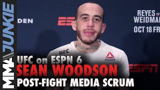 UFC Boston: Sean Woodson full post-fight media scrum