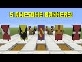 5 Awesome Super Hero Banners AND HOW TO MAKE THEM! (Banners on Console)