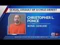 Sexual Assault of A Child Arrest