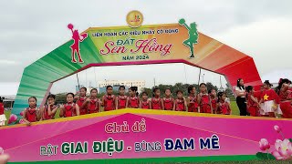 LIÊN HOAN CÁC ĐIỆU NHẢY CỔ ĐỘNG ĐẤT SEN HỒNG NĂM 2024_ĐƠN VỊ TRƯỜNG TIỂU HỌC MỸ TRÀ