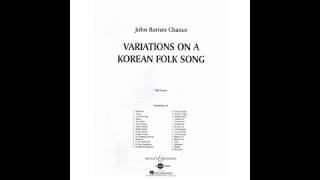 Variations on a Korean Folk Song - Johns Barnes Chance