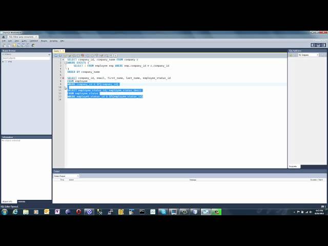 Jaspersoft Bi Suite Tutorials Mysql Workbench Table
