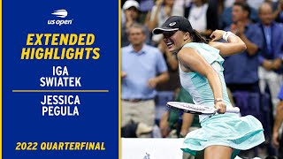 Iga Swiatek vs. Jessica Pegula Extended Highlights | 2022 US Open Quarterfinal